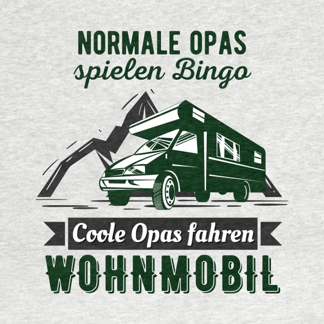 Camping Opa Wohnmobil lustiges Rentner Camper Fun by Foxxy Merch